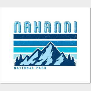 Nahanni national park retro vintage Posters and Art